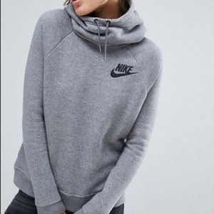 nike women's cowl neck hoodie